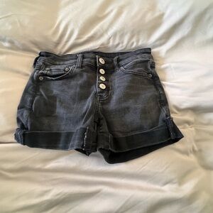 American Eagle Outfitters Black Jean Shorts High-Waisted